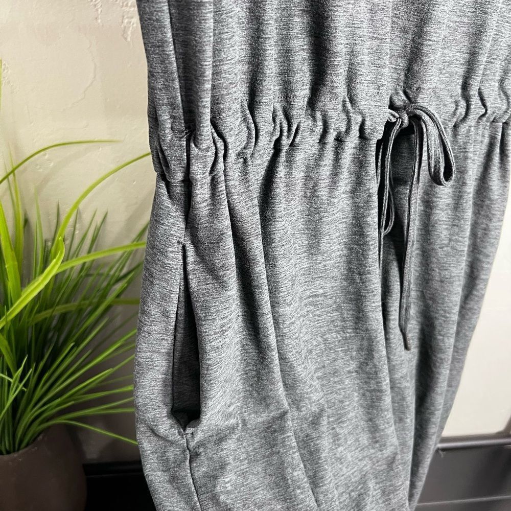 Kyodan Outdoor Women's dark grey short sleeve cinched waist dress Size XS - Picture 5 of 14